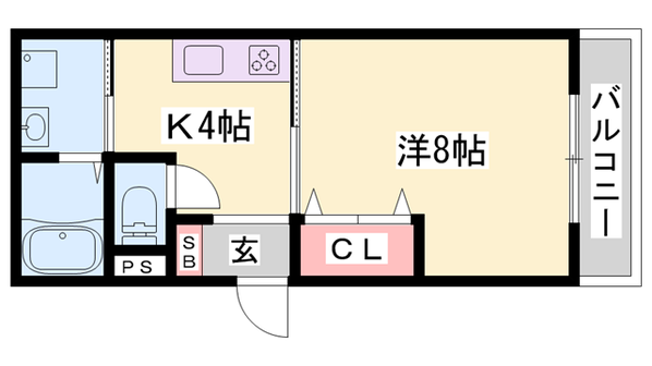 k・プラウドの物件間取画像